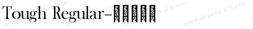 Tough Regular字体转换